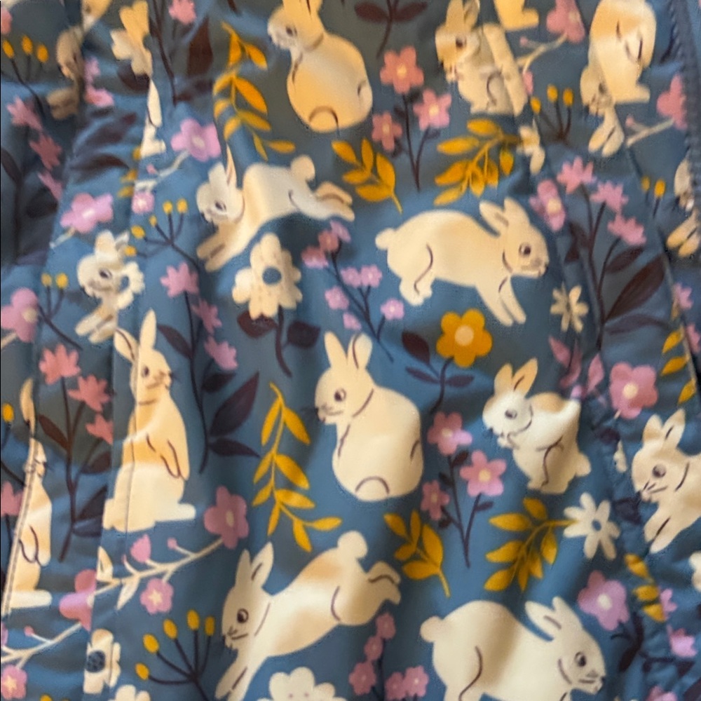 Baby Boden Blue and Yellow Floral Kids Footie - Picture 3 of 3